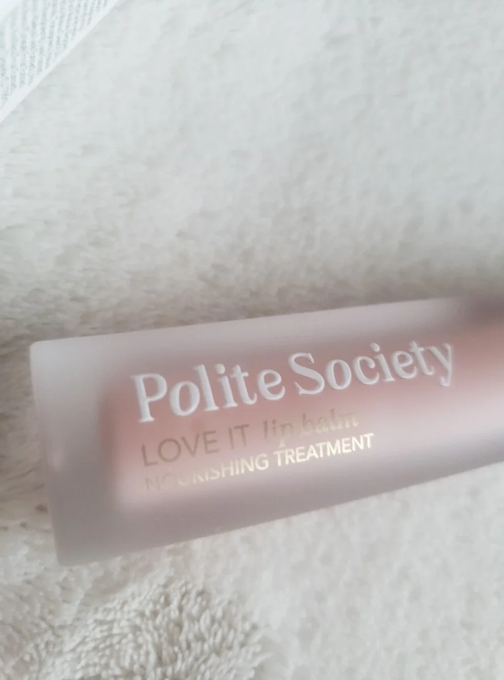 NIB Polite Society Love It Lip Balm Nourishing Lip Treatment
